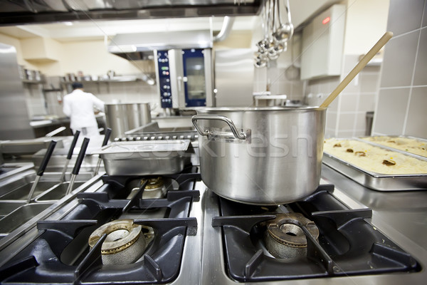 Foto stock: Cocina · escuela · metal · habitación · industria · de · trabajo