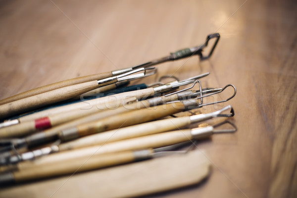 Stock photo: Pottery tool