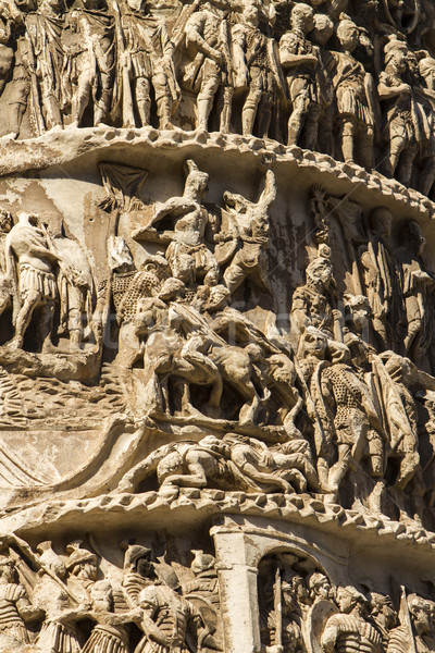 Stock photo: Column of Marcus Aurelius in Rome