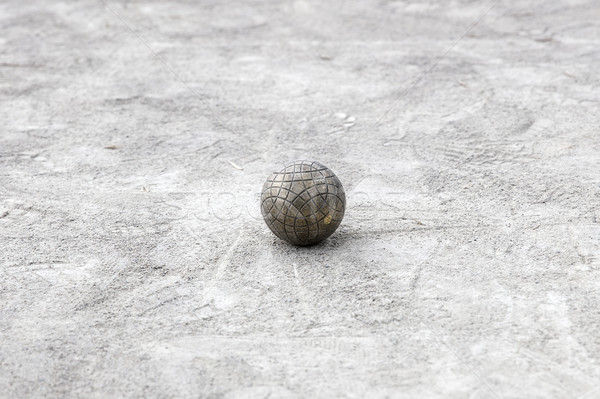 Bocce ball on the ground Stock photo © boggy