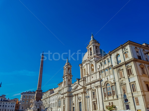 Piazza Navona in Rome, Italy Stock photo © boggy