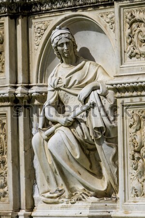 Fonte Gaia at Piazza del Campo in Siena Stock photo © boggy