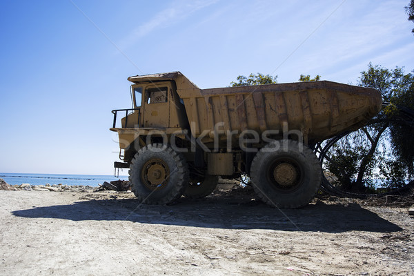 Dumper on the beach Stock photo © boggy