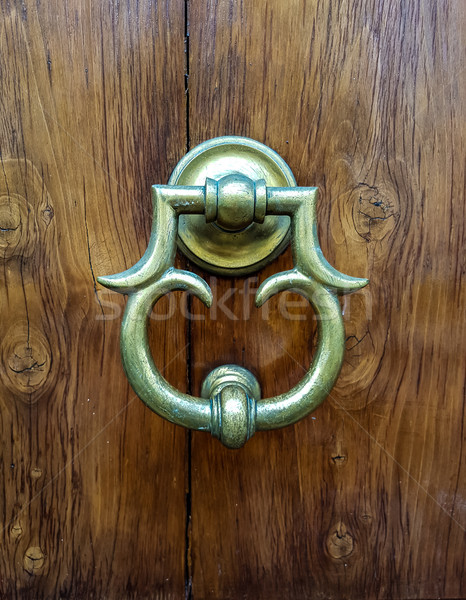 Vintage door knocker Stock photo © boggy