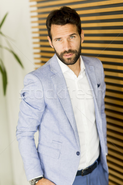 Modern businessman Stock photo © boggy