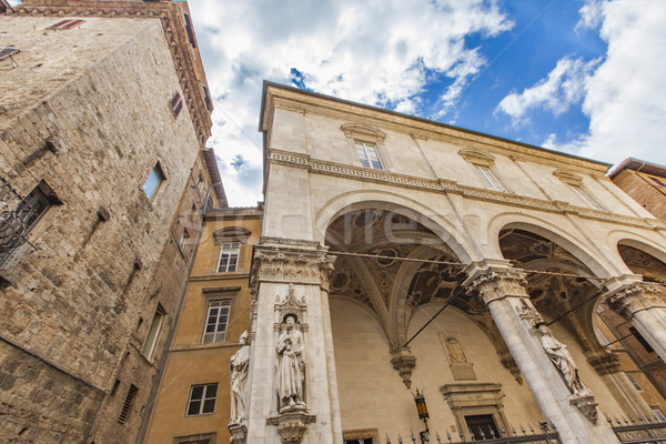 Loggia della Mercanzia in Siena Stock photo © boggy