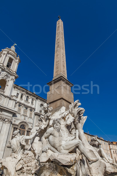 Piazza Navona in Rome Stock photo © boggy