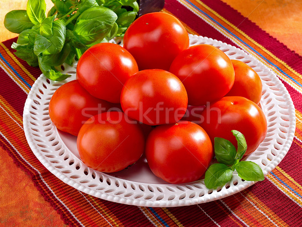 Fresco tomates prato saúde mercado salada Foto stock © bogumil