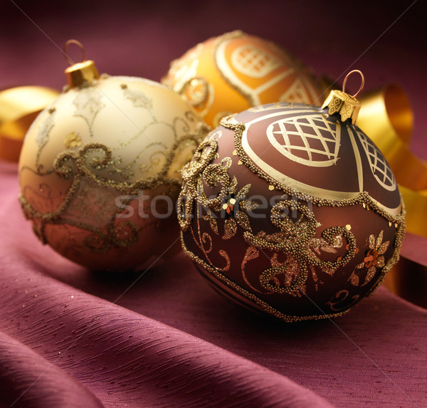 Beautiful christmas balls Stock photo © bogumil