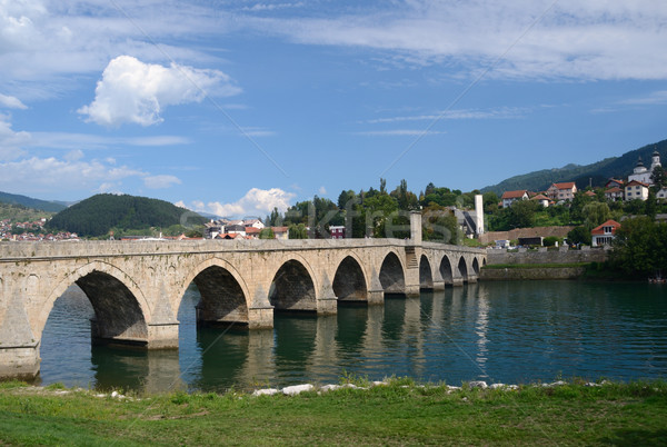 'The Mehmed Pasa Sokolovic Bridge' Visegrad,Bosnia and Herzegovi Stock photo © bokica