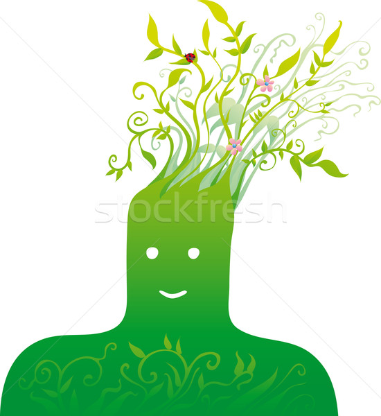 Green head
 Stock photo © bonathos