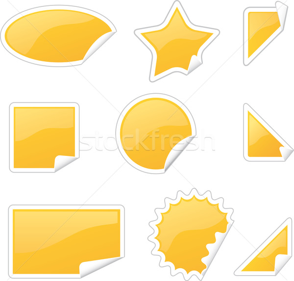 Glossy labels set
 Stock photo © bonathos