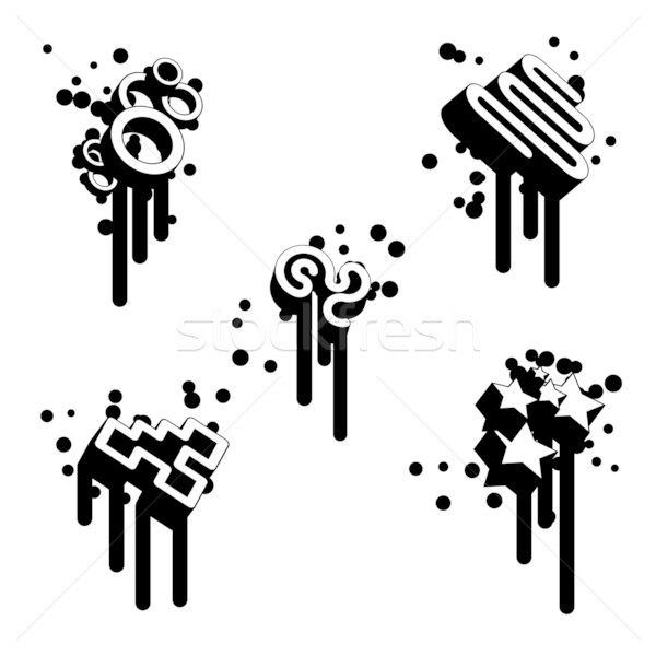 Geometric design elements
 Stock photo © bonathos
