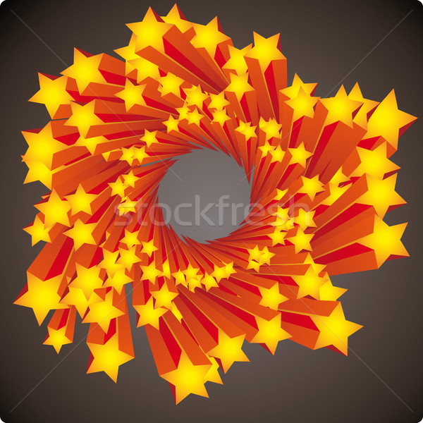 Estrelas redemoinho gráfico explosão Foto stock © bonathos