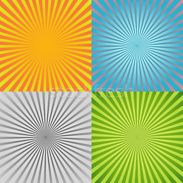 Establecer patrón cuatro diferente colores televisión Foto stock © BoogieMan