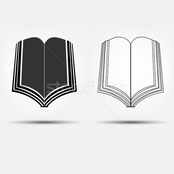 open book icons Stock photo © BoogieMan
