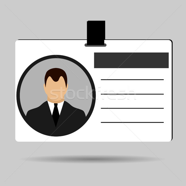Id card flat Stock photo © BoogieMan