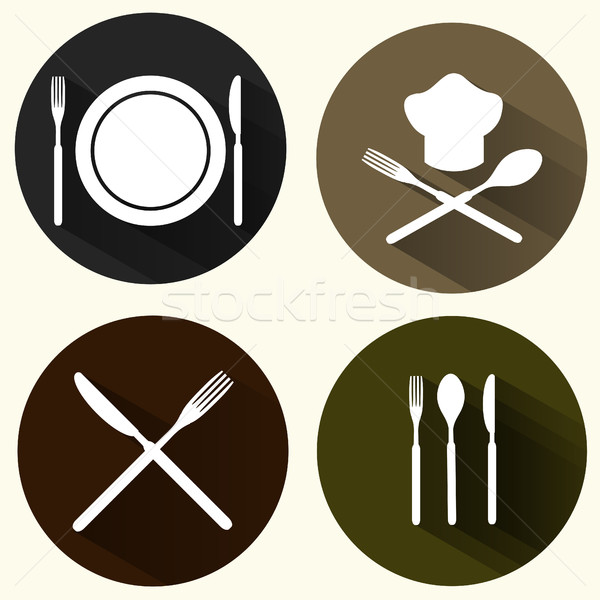 Kitchen signs set Stock photo © BoogieMan