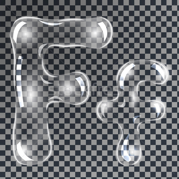 Bubbles letters F Stock photo © BoogieMan