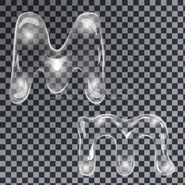Stockfoto: Bubbels · brieven · zacht · onderwater · zeepbellen · vorm