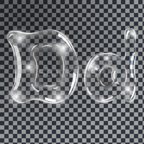 Bubbles letters D Stock photo © BoogieMan