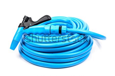 Hose for watering the garden with the spray Stock photo © Borissos