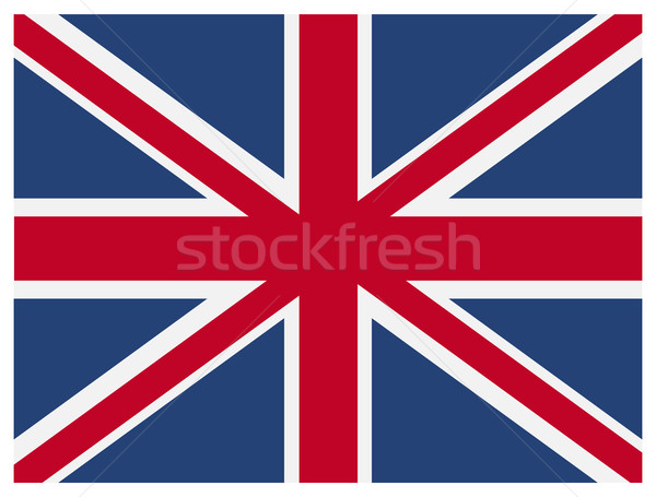 Vector British flag. Stock photo © borysshevchuk