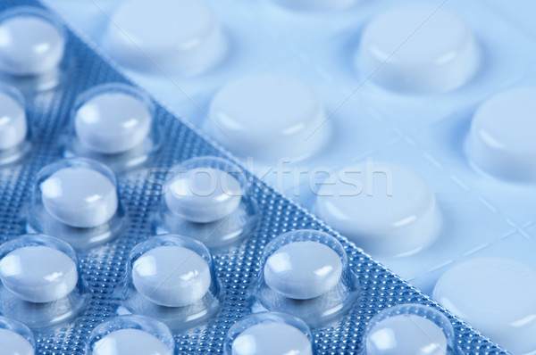 Tabletták csomagol közelkép orvosi egészség gyógyszer Stock fotó © borysshevchuk