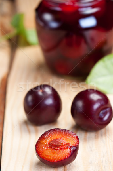 Rêche alimentaire fruits verre [[stock_photo]] © borysshevchuk