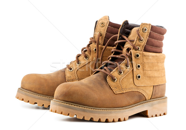 Men's shoes on a white background Stock photo © borysshevchuk
