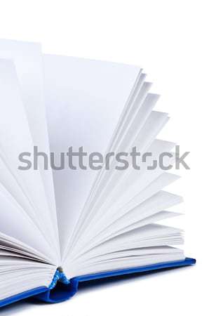 Open book on white background isolated. Stock photo © borysshevchuk