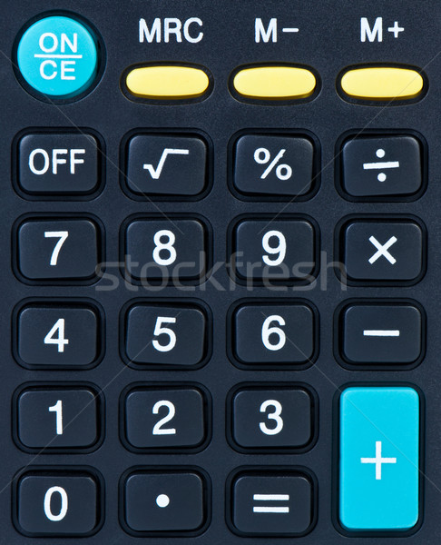 Calculator buttons closeup. Stock photo © borysshevchuk