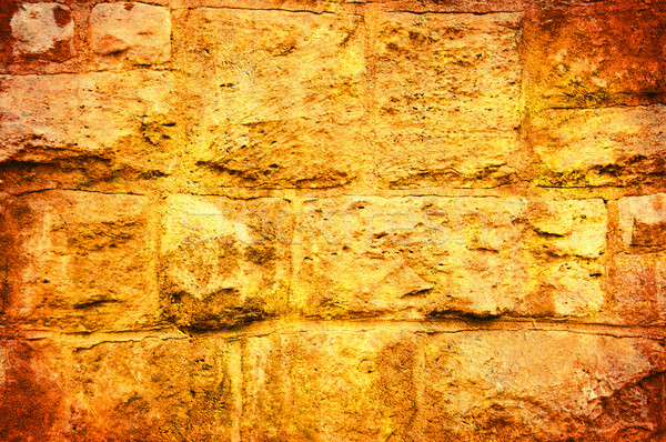 Foto d'archivio: Muro · di · pietra · abstract · vecchio · texture · design · sfondo