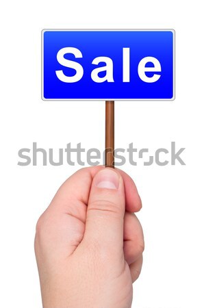 Holding sign with word like. Stock photo © borysshevchuk