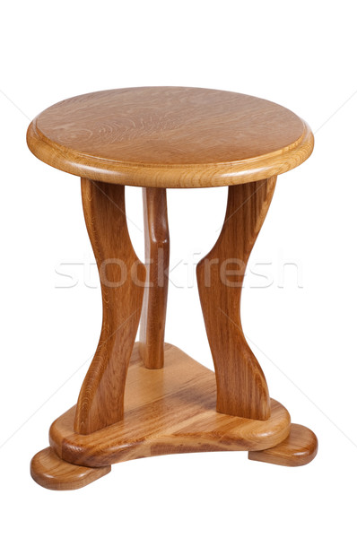 Wooden chair isolated on a white background clipping path. Stock photo © borysshevchuk