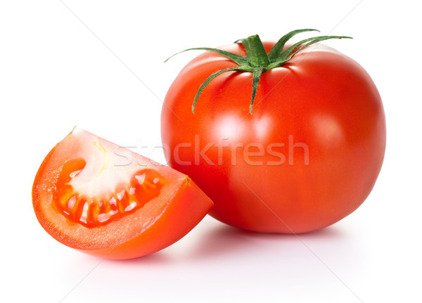 Tomate frescos vegetales blanco estudio macro Foto stock © Bozena_Fulawka