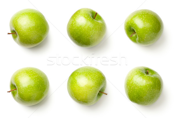 Green Apples Isolated on White Background Stock photo © Bozena_Fulawka