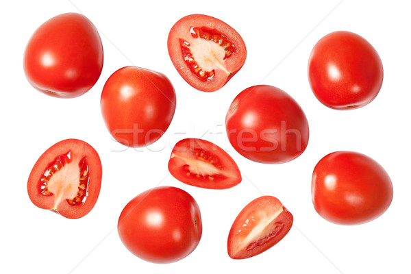 Falling Plum Tomatoes  Stock photo © Bozena_Fulawka
