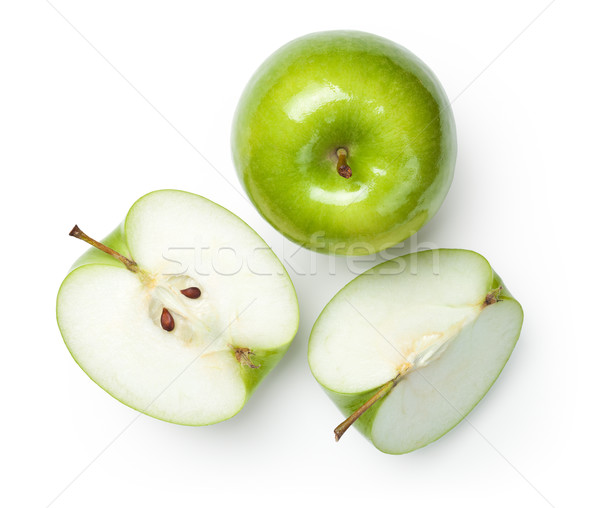 Granny Smith Apples on White Stock photo © Bozena_Fulawka