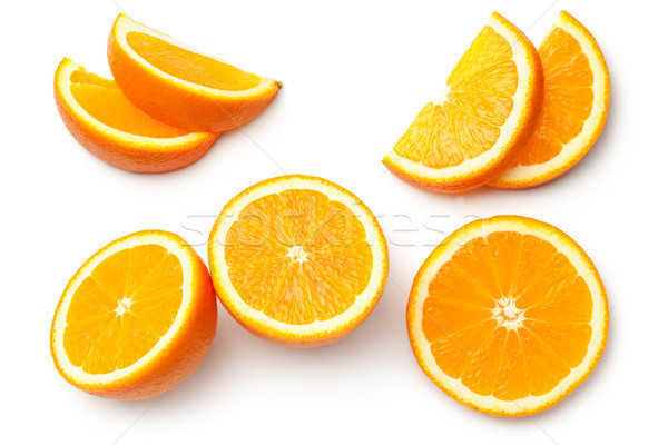 Orange Isolated on White Background Stock photo © Bozena_Fulawka