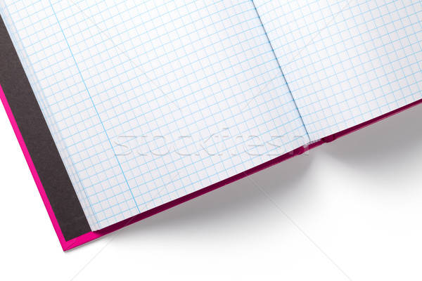Cuaderno aislado blanco espacio de la copia superior Foto stock © Bozena_Fulawka