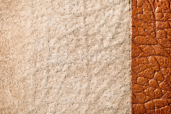 Cuero textura marrón superior vista Foto stock © Bozena_Fulawka