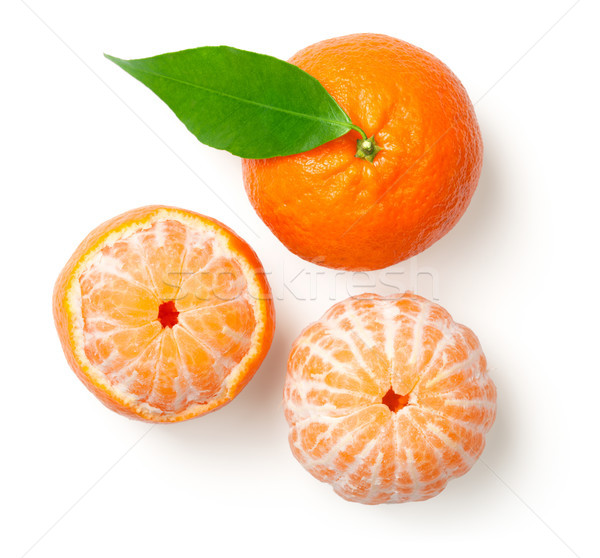 Mandarines Isolated on White Background Stock photo © Bozena_Fulawka