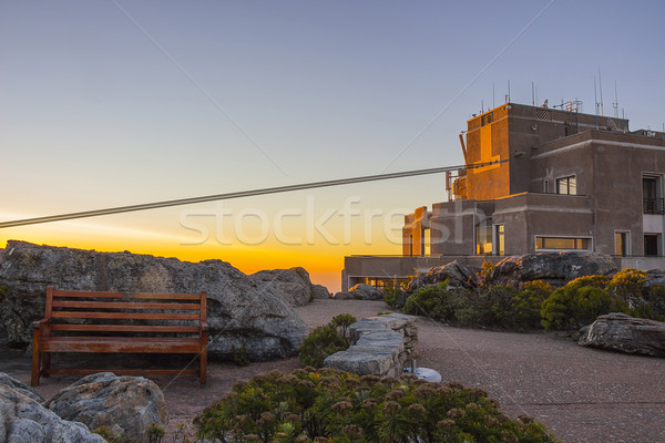 Cable Car Station At Top of Table Mountain 4 Stock photo © bradleyvdw