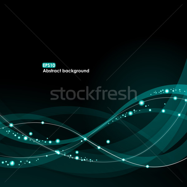 EPS10 glowing waves background Stock photo © brahmapootra