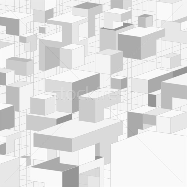 Abstract 3D grey background for design Stock photo © brahmapootra