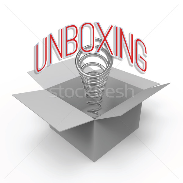 Unboxing Stock photo © Bratovanov