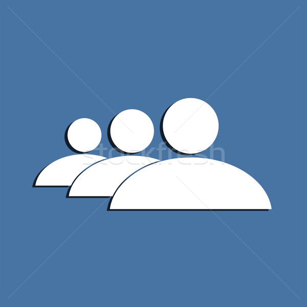 People group symbol Stock photo © Bratovanov