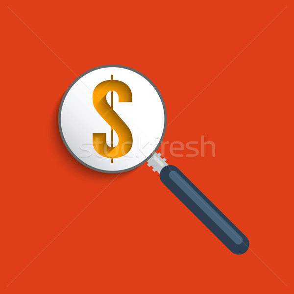 знак доллара бизнеса электронной коммерции знак Финансы Сток-фото © Bratovanov