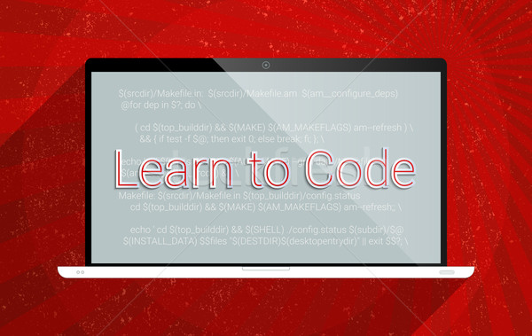 Learn to Code Stock photo © Bratovanov
